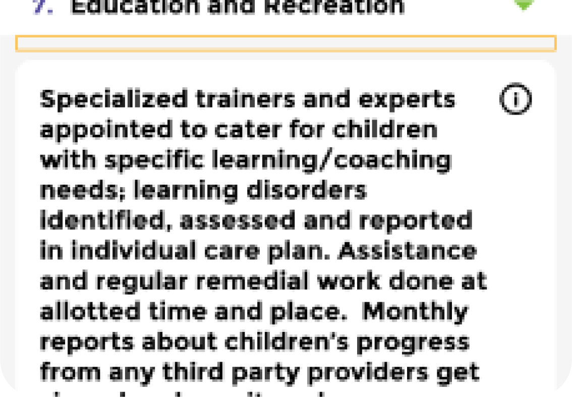 A screenshot of SafCa's first iteration highlighting usability issues.